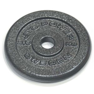 Vægtplade metal 25 mm, 2 x 2.5 kg