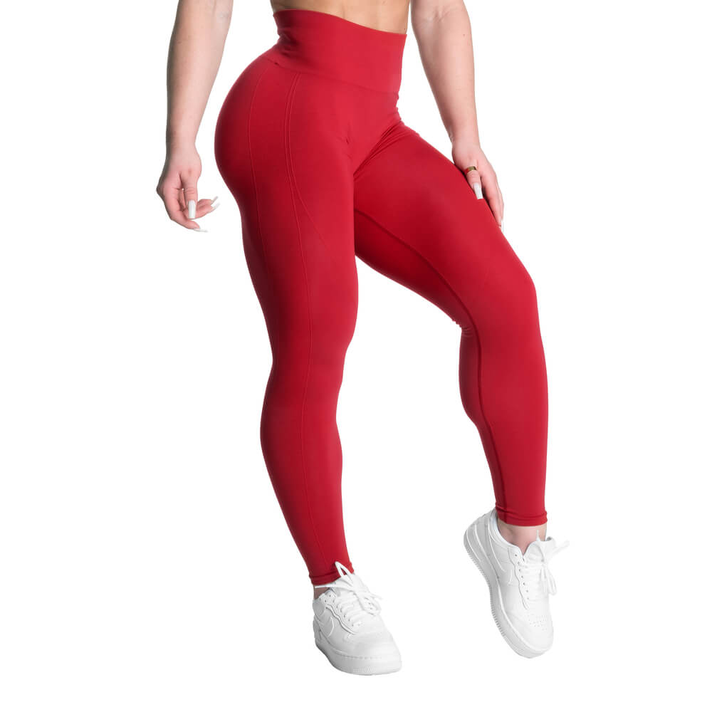 Scrunch Leggings, chili red, small