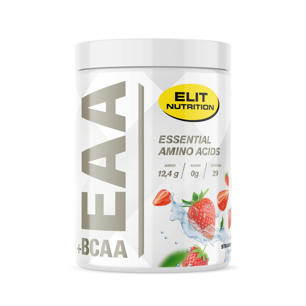 EAA + BCAA, 400 g, Jordbær billede