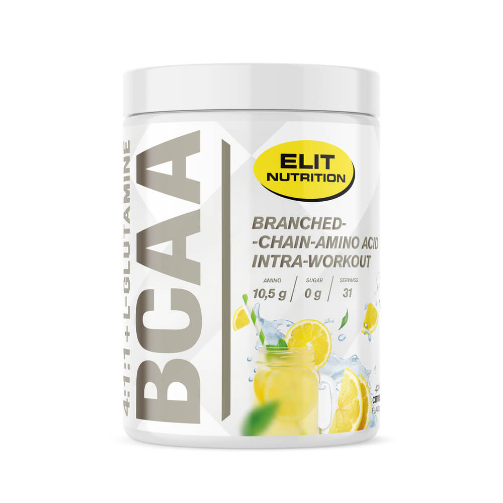 BCAA 4:1:1 + L-glutamin, 400 g, Citrus
