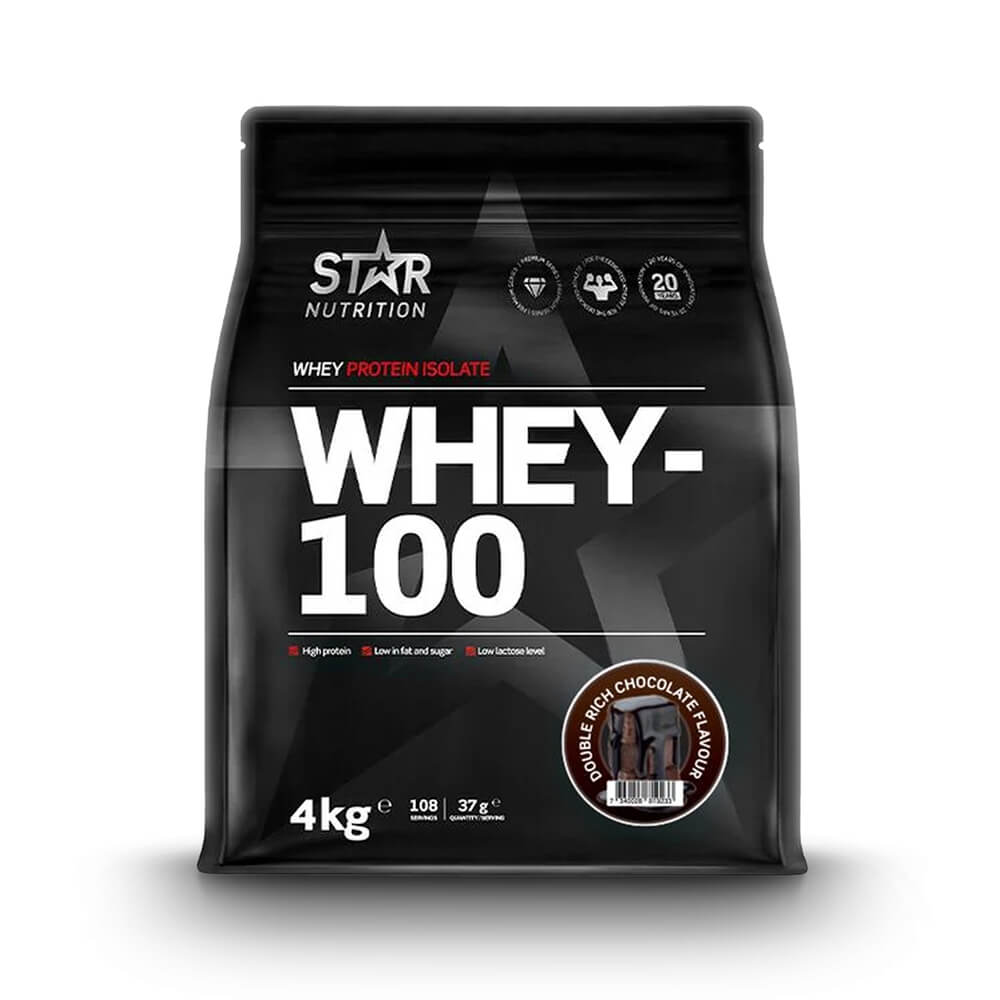 Whey-100, 4 kg, Double Rich Chocolate billede