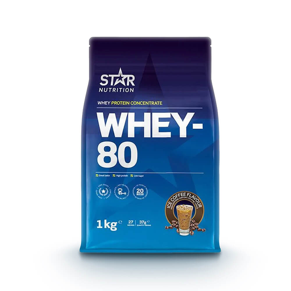 Whey-80, 1 kg, Iskaffe billede