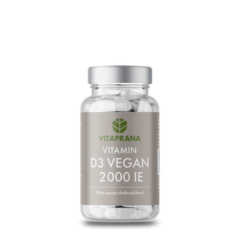 Vitamin D3 2000 IE (vegansk), 100 kapsler