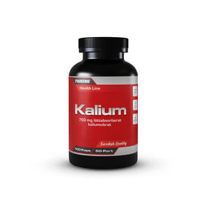 Kalium, 100 kapsler, Fairing billede