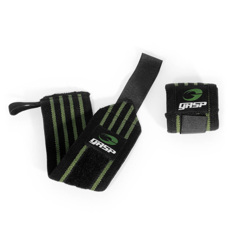 Hardcore Wrist Wraps,  black/green, GASP