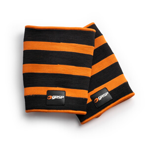 Gasp Power Elbow Sleeves, M, Black/flame