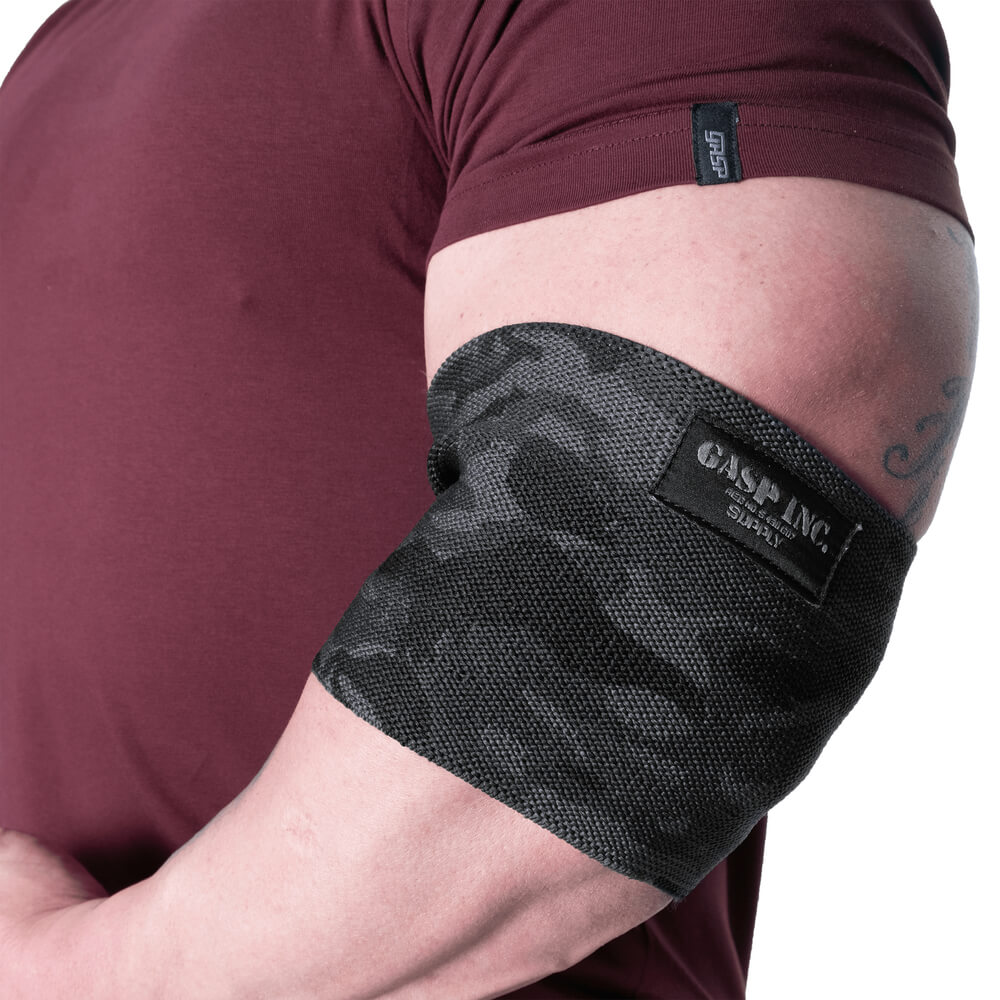 Heavy Duty Elbow Sleeve, dark camo, 10 inches