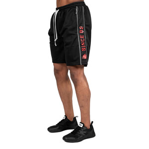 Functional Mesh Shorts, black/red, small/medium