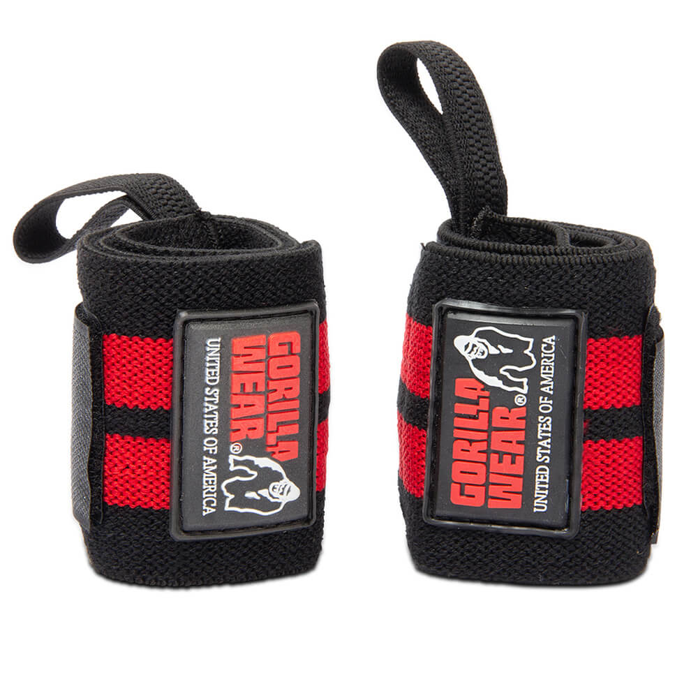 Wrist Wraps Pro, black/red, Gorilla Wear billede