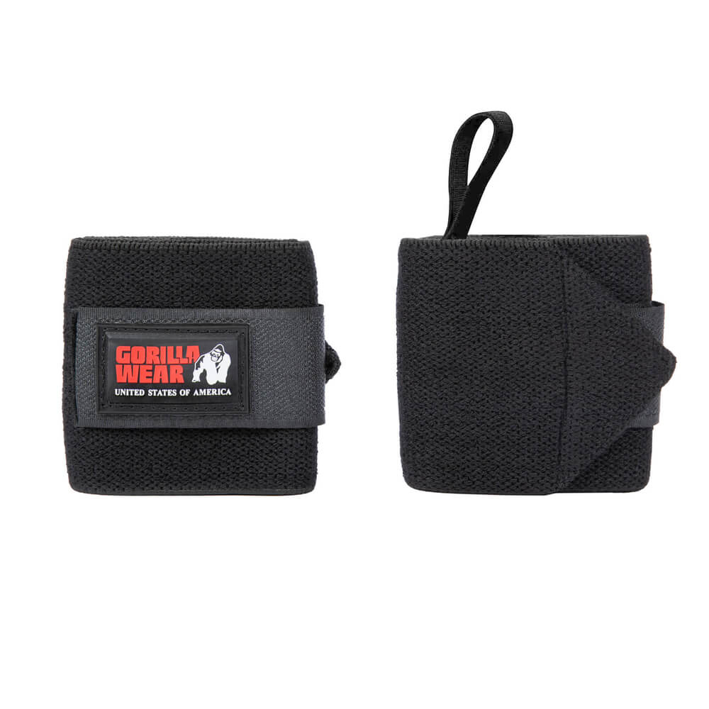 Wrist Wraps Basic, black/red, Gorilla Wear billede