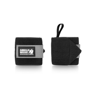 Wrist Wraps Basic, black/grey, Gorilla Wear billede
