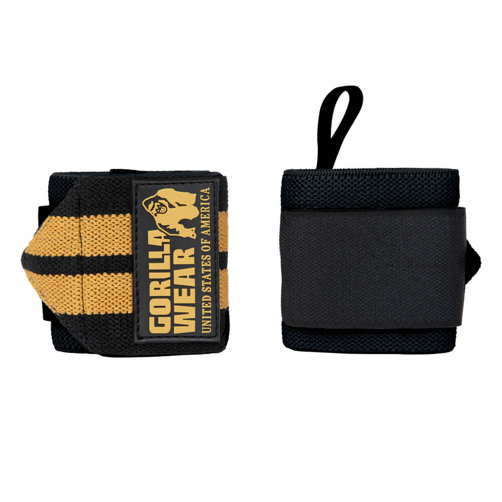 Wrist Wraps Pro, black/gold, Gorilla Wear billede