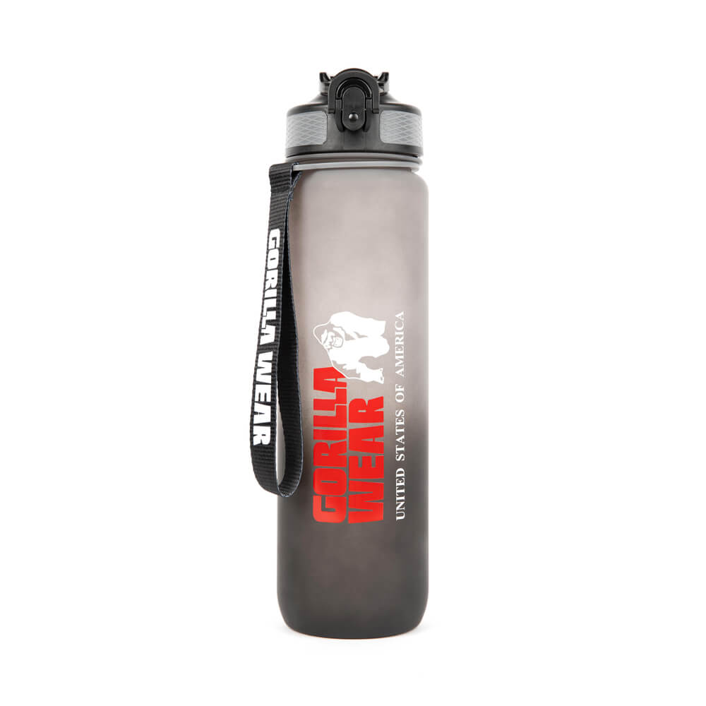 Gradient Water Bottle 1000 ml, black/grey, Gorilla Wear billede
