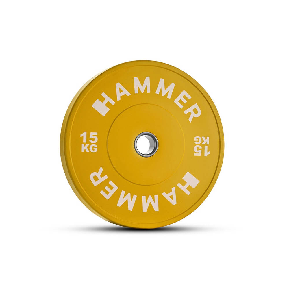 Bumper Vægtskive, 1 x 15 kg, Hammer