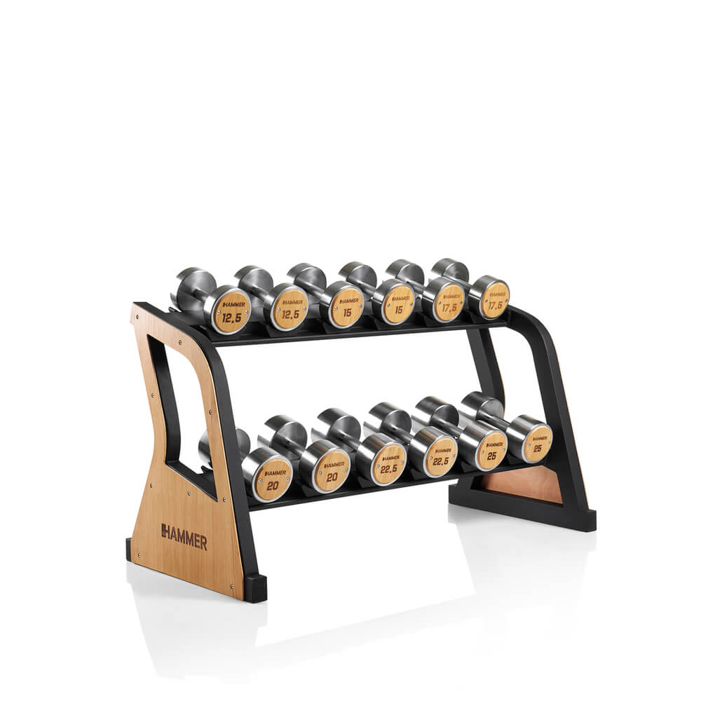 Exclusive Dumbbell Rack Set, 6 par: 12.5 – 25 kg