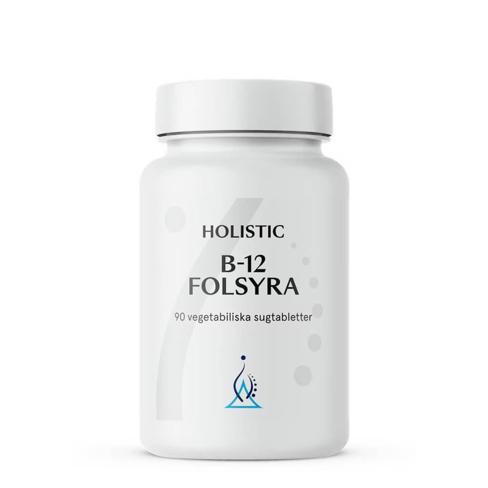B12 Folsyre 90 vegetabilske sugetabletter