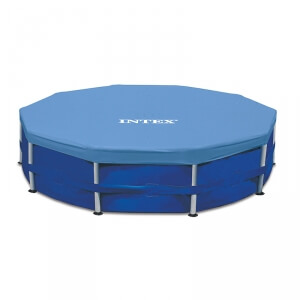 Bassinovertræk, 457 cm rørbassin, Intex