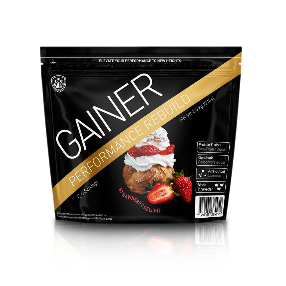 Performance Gainer, 2.5 kg, Strawberry Delight billede