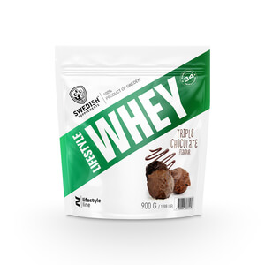 Swedish Supplements Lifestyle Whey, 900 g, Triple Chocolate