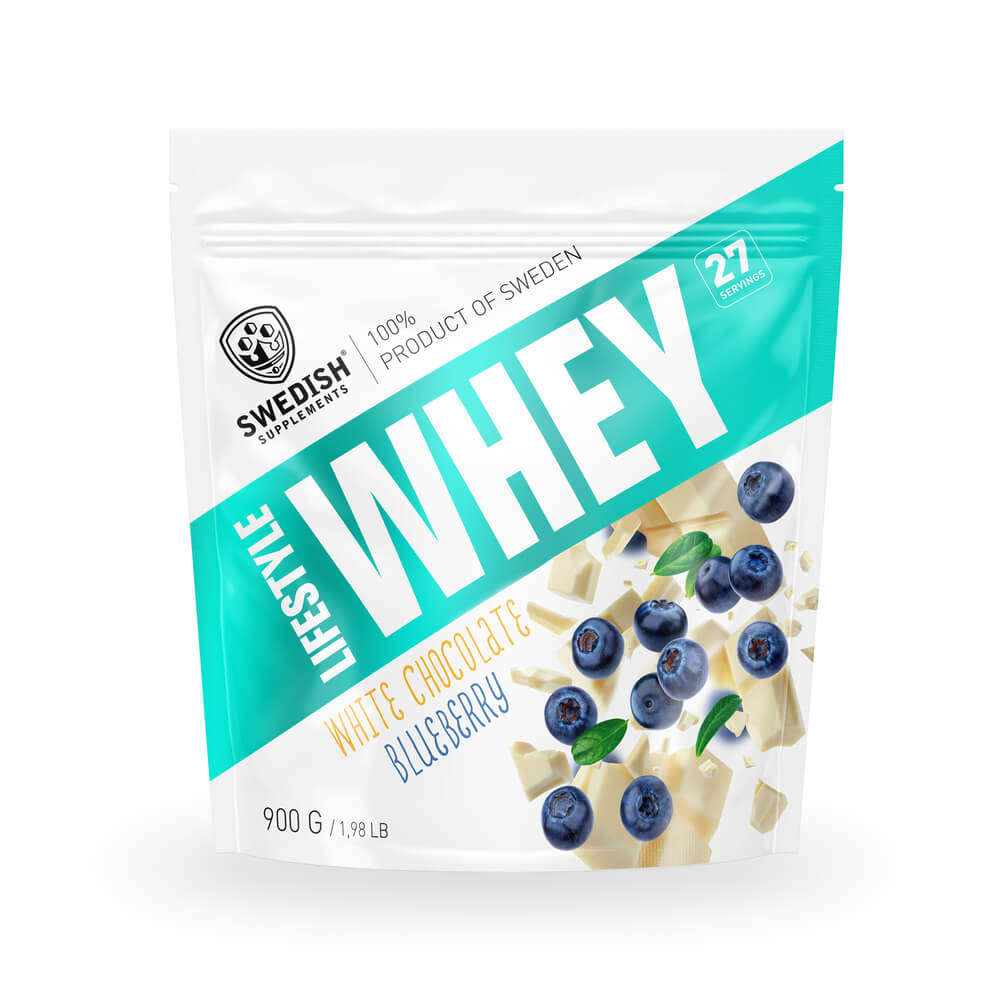 Lifestyle Whey, 900 g, White Chocolate Blueberry