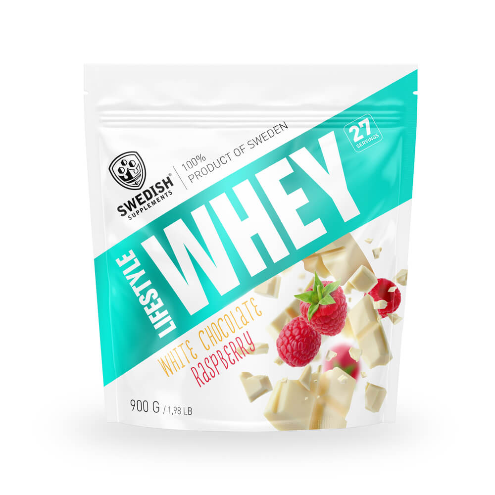 Lifestyle Whey, 900 g, White Chocolate Raspberry