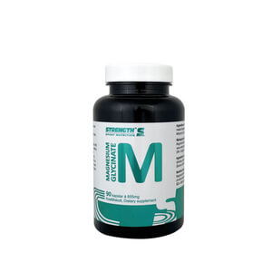 Magnesium Glycinate, 90 kapsler, Strength