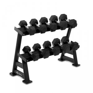 Dumbbellrack Maxi Set Hex, 5-par: 10 - 20 kg, Abilica
