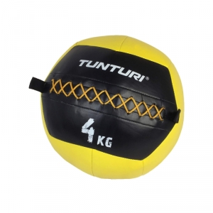 Tunturi Wall Ball 4 kg Yellow