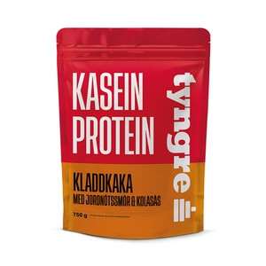 Kasein, 750 g, Kladdkaka Med Peanøttsmør Og Karamellsaus