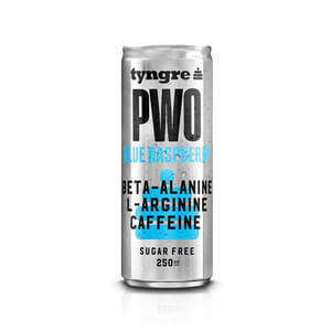 PWO, 250 ml, blå hindbær