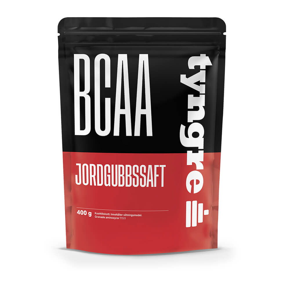 BCAA, 400 g, Jordbærsaft