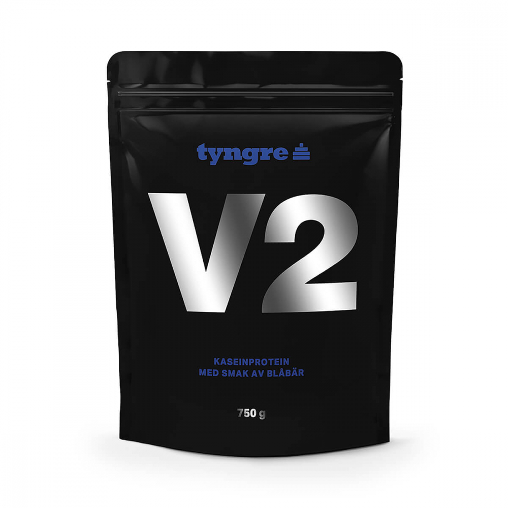 kasein, 750 g, Sampe V2 Blåbær