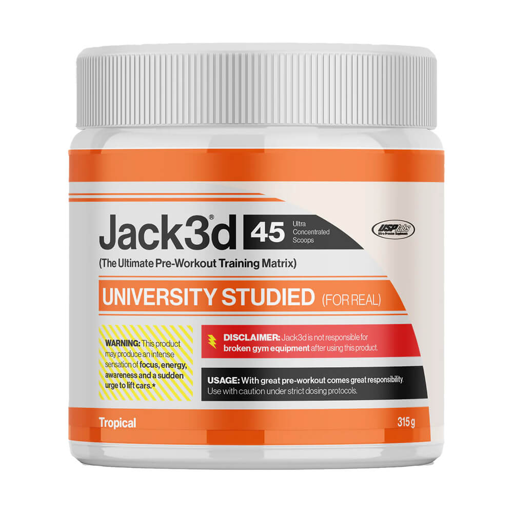 Jack3d Advanced Pre-Workout, 315 g, Tropical