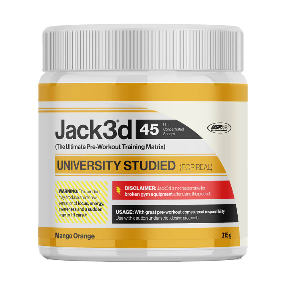 Jack3d Advanced Pre-Workout, 315 g, Mango Orange