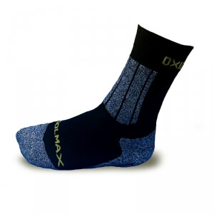 Løbestrømper, sort/grå, 43-46