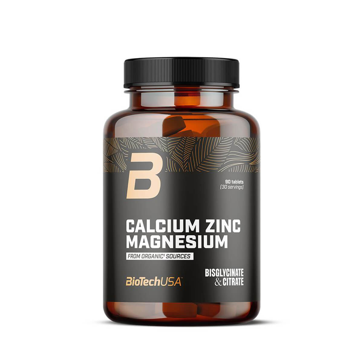 Tjek Calcium Zink Magnesium, 100 tabletter, BioTech USA på SportGymButiken.