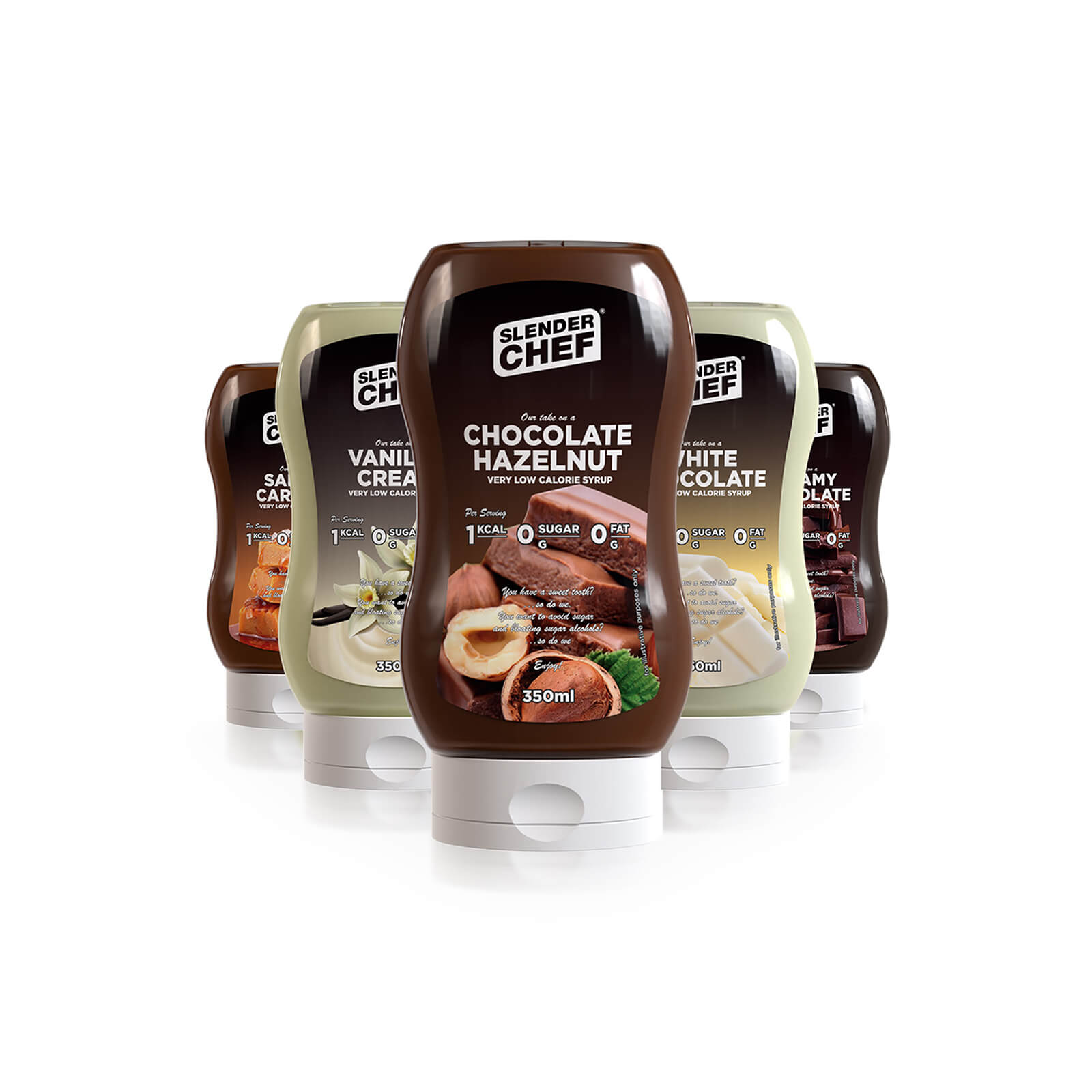 Kaloriefattig Dessertsaucer, 350 ml, Slender Chef