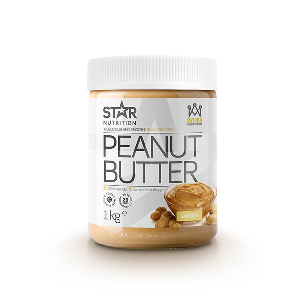 Tjek Peanut Butter, 1 kg, Star Nutrition på SportGymButikken.dk