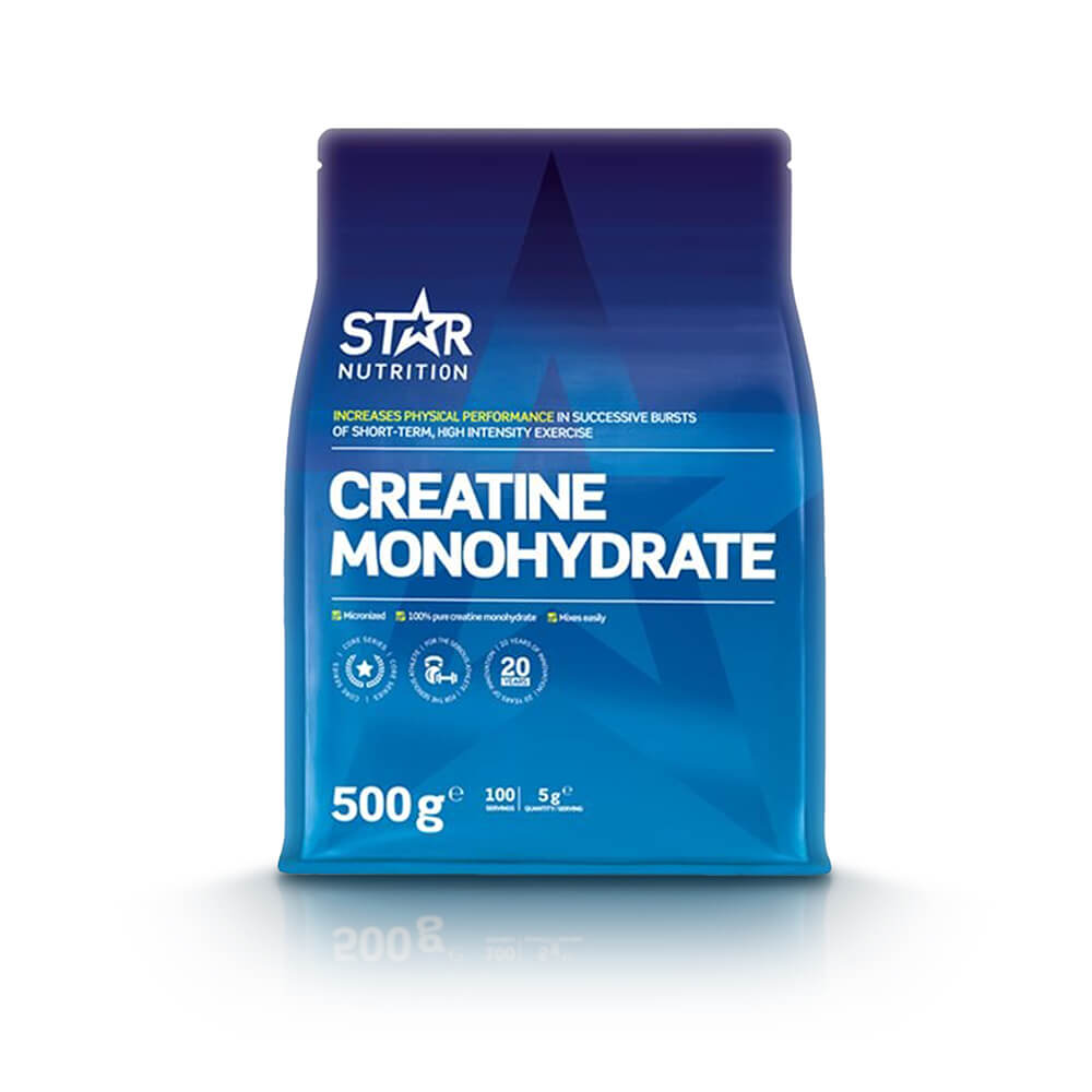 Tjek Kreatin Monohydrat, 500 g, Star Nutrition på SportGymButikken.dk
