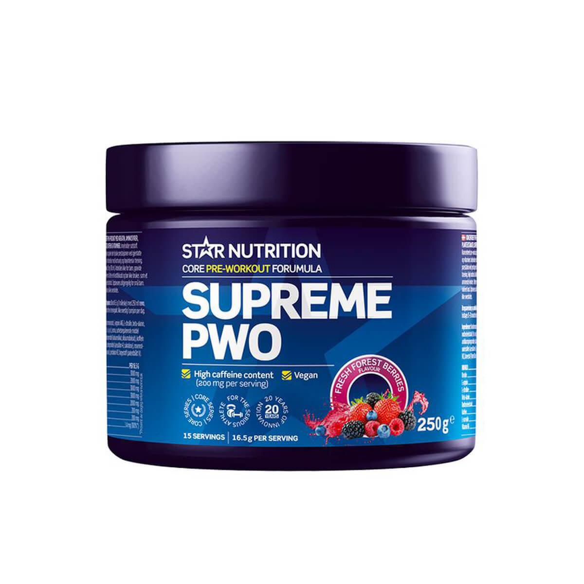 Tjek Supreme PWO, 250 g, Star Nutrition på SportGymButikken.dk