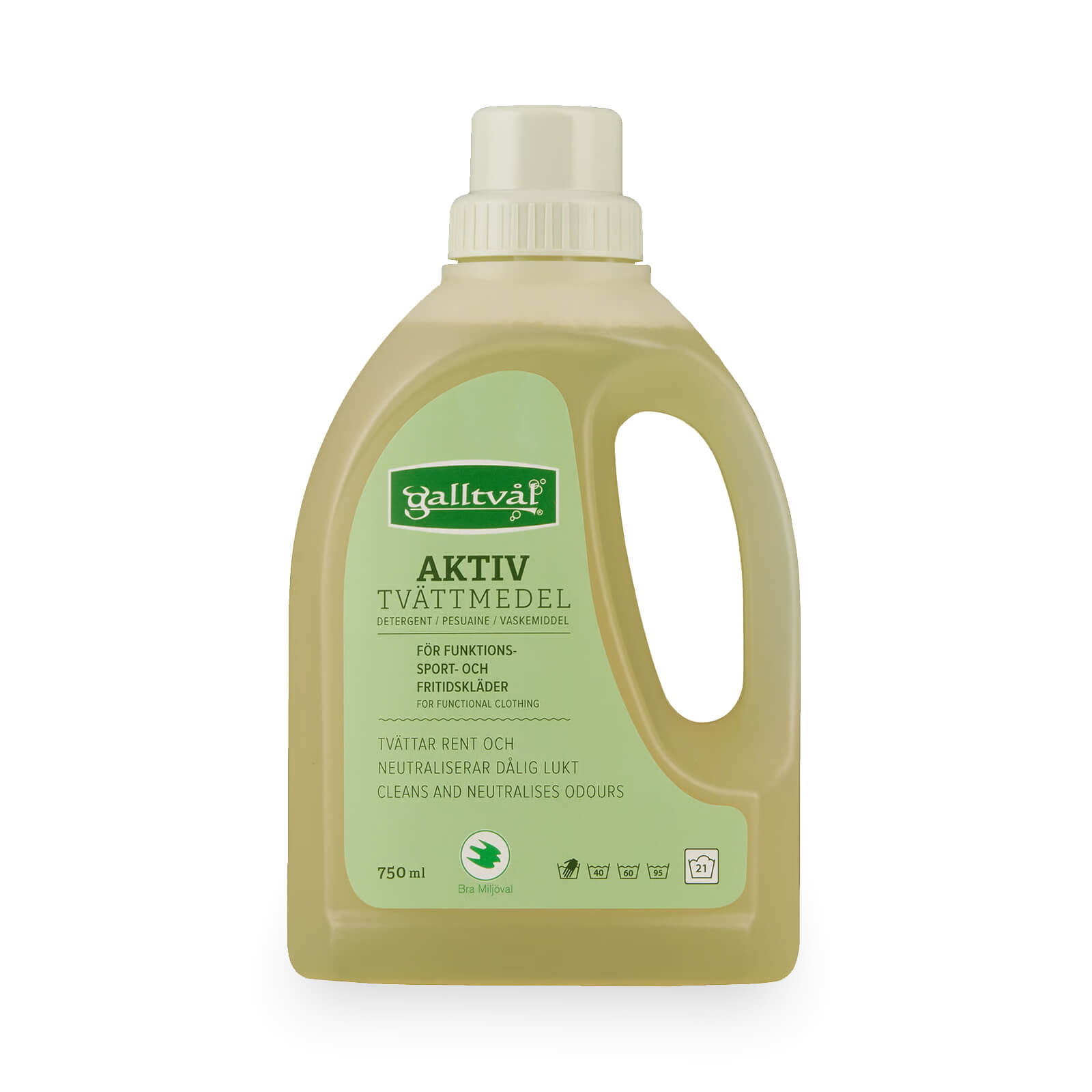 Tjek AKTIV Vaskemiddel 750 ml, Galdesæbe hos SportGymButikken.dk