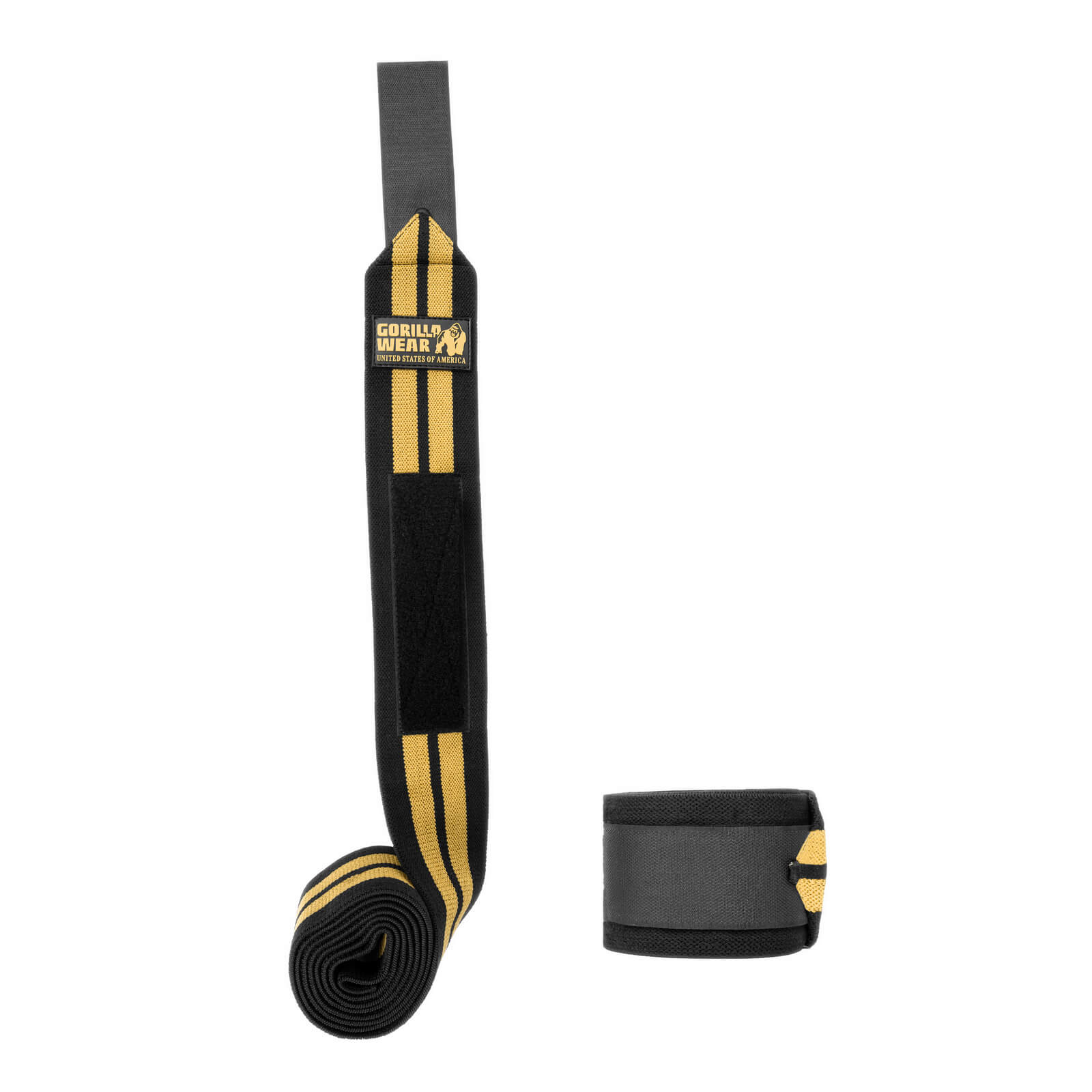 Knee Wraps, black/gold, 2 m view 2
