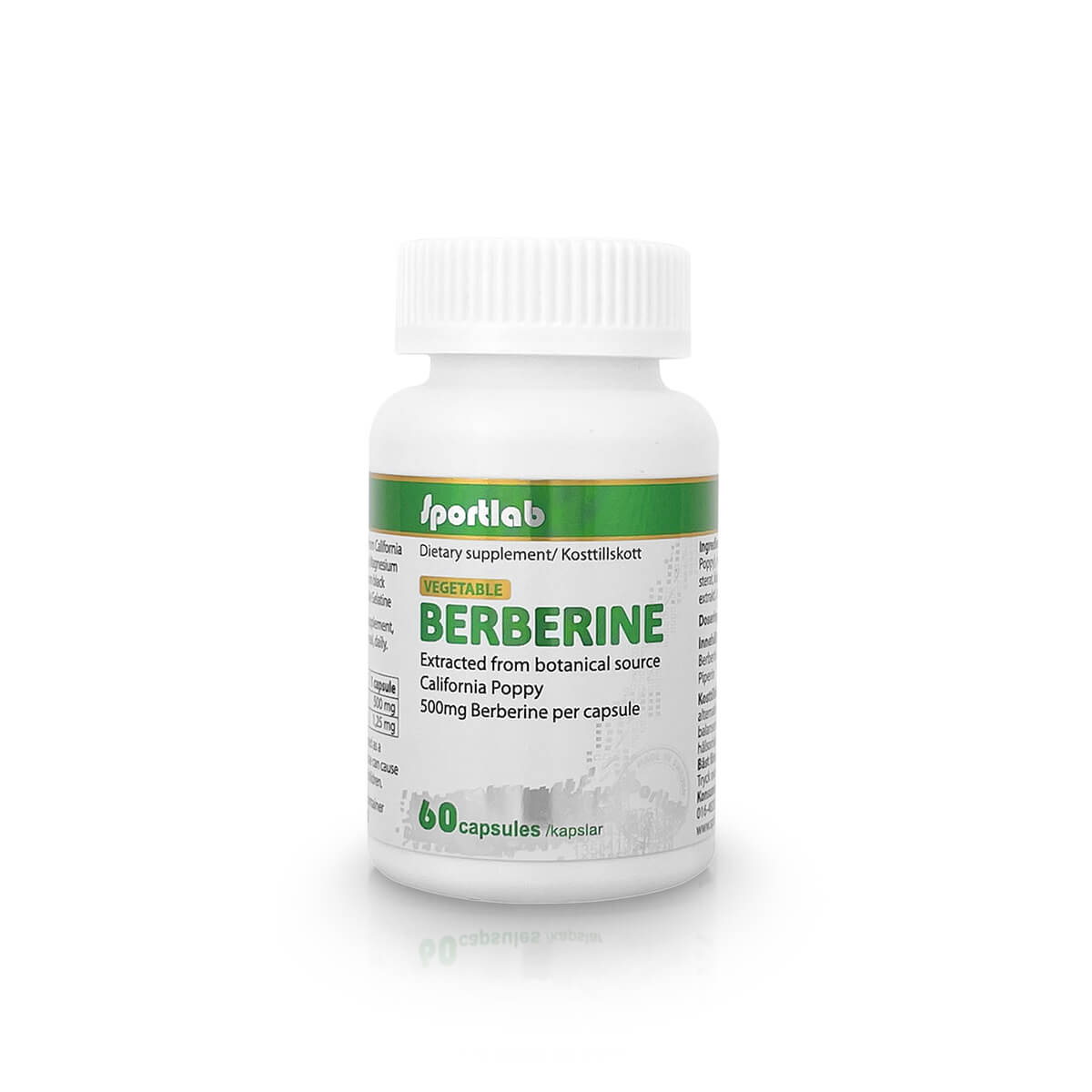 Berberine, 60 kapsler