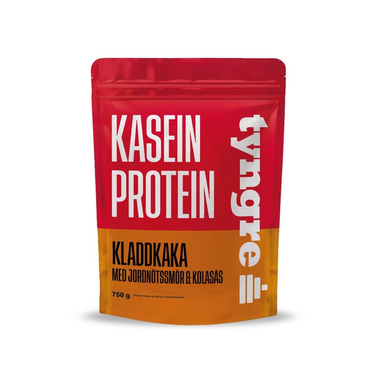 Tjek tungere kasein, 750 g, jordnøddesmør og karamelsauce kage hos SportG