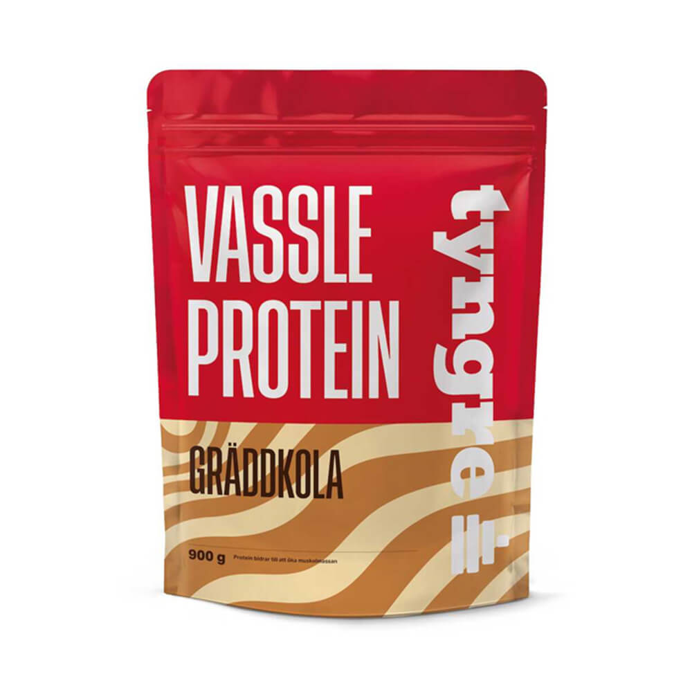 Tjek Heavier Whey, 900 g, Crème caramel på SportGymButikken.dk