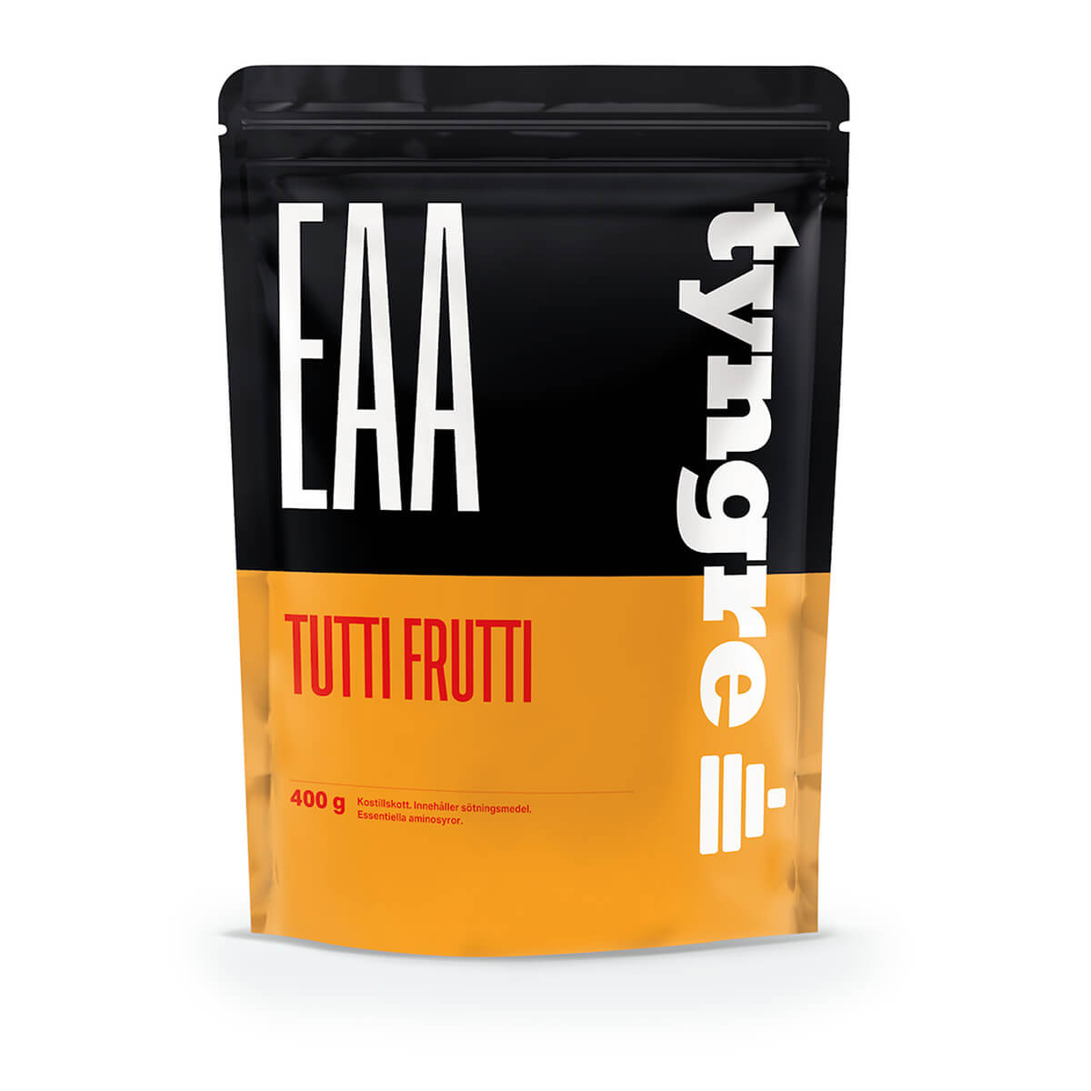 Tjek Tyngre EAA, 400 g, Tuttifrutti på SportGymButikken.dk