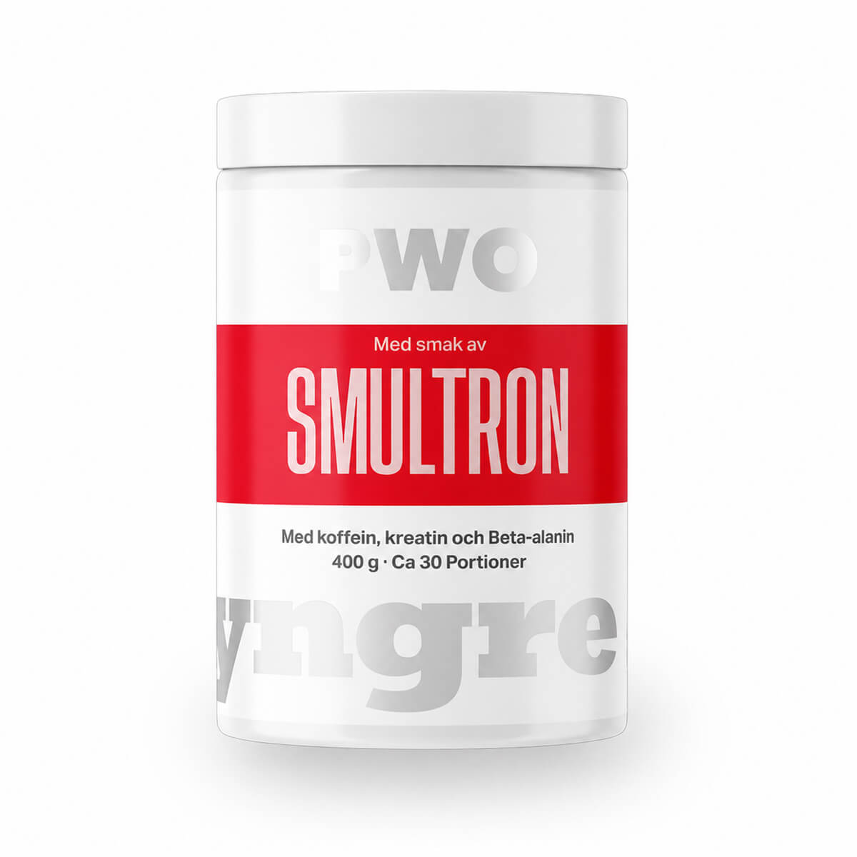 PWO, 400 g, Markjordbær