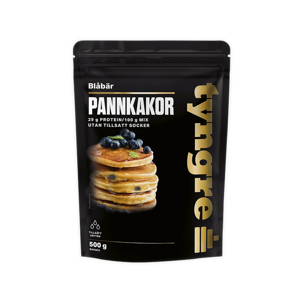 Tjek tungere pandekager, 500 g, blåbær på SportGymButikken.dk