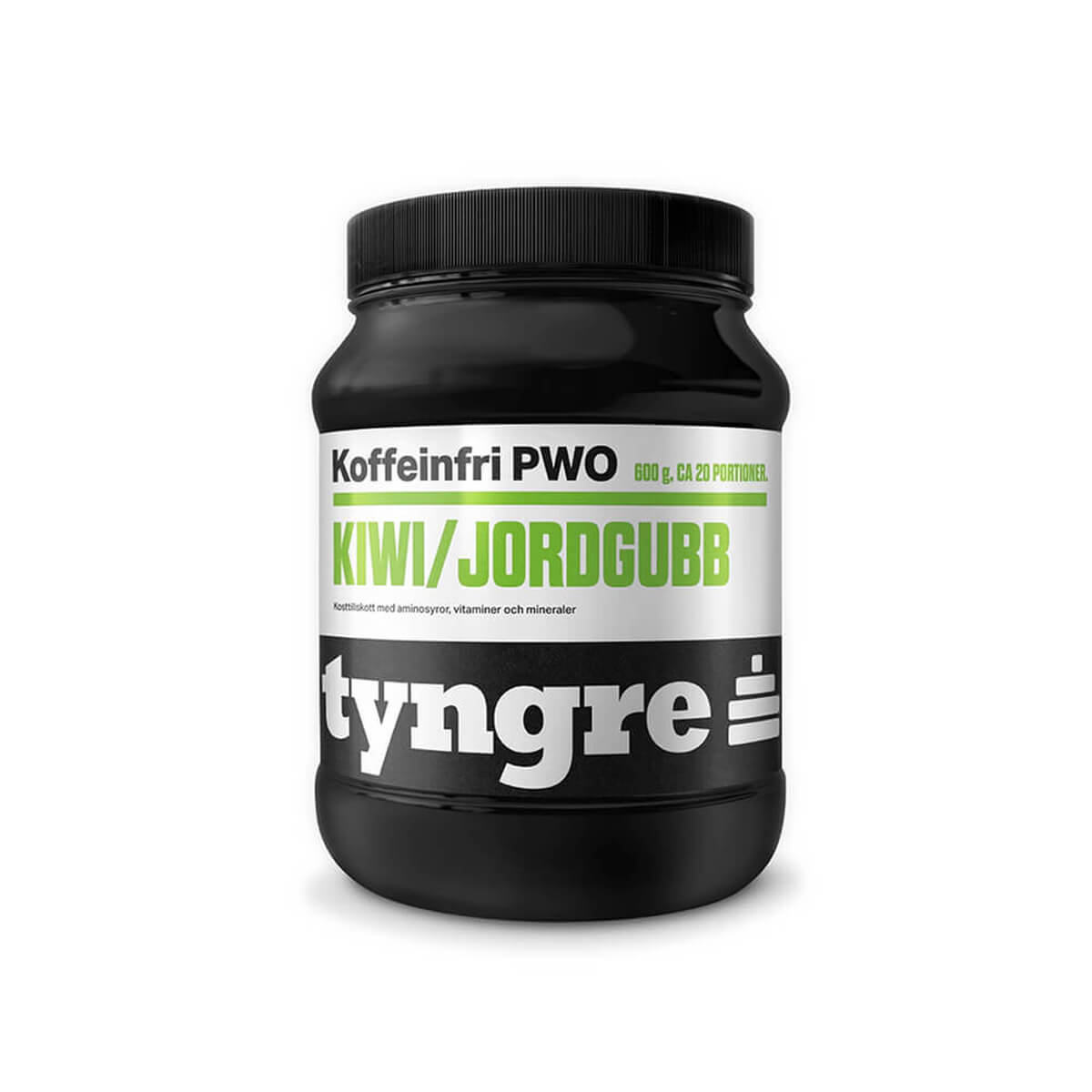 Tjek PWO koffeinfri, 400 g, tungere på SportGymButikken.dk