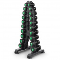Polyuretan-håndvægte, 10 par: 1 – 10 kg